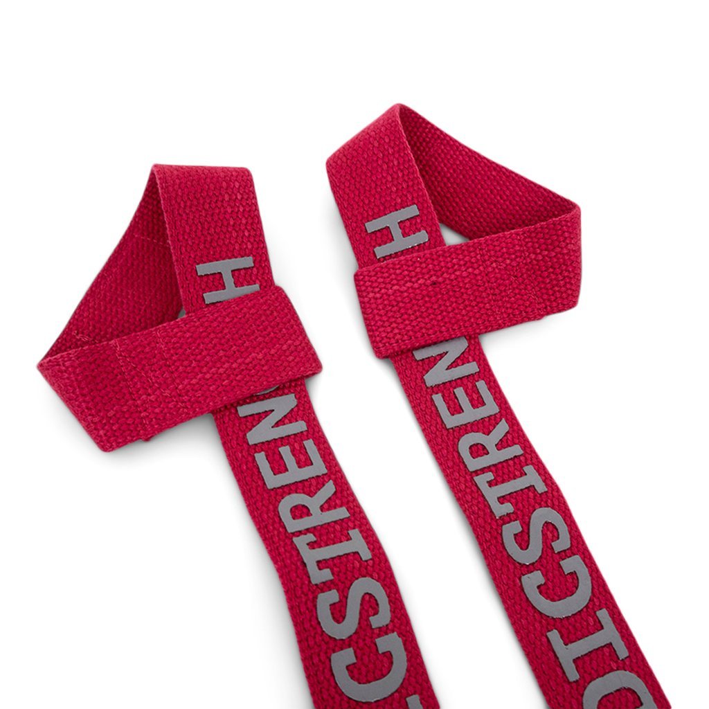 Zughilfen aus Stoff, mit Schriftzug "Nordic Strength", pink