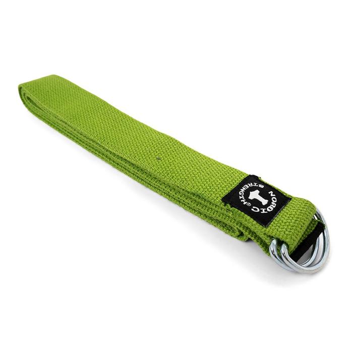 Yogagurt mit Metall-Schließe, grün