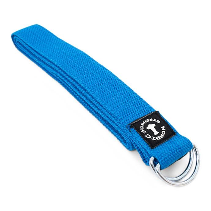 Yogagurt mit Metall-Schließe, blau