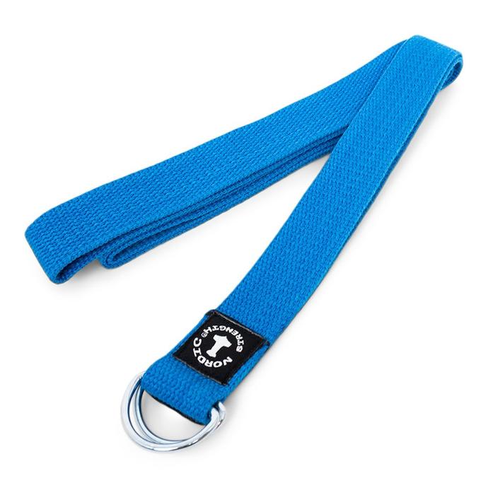 Yogagurt mit Metall-Schließe, blau