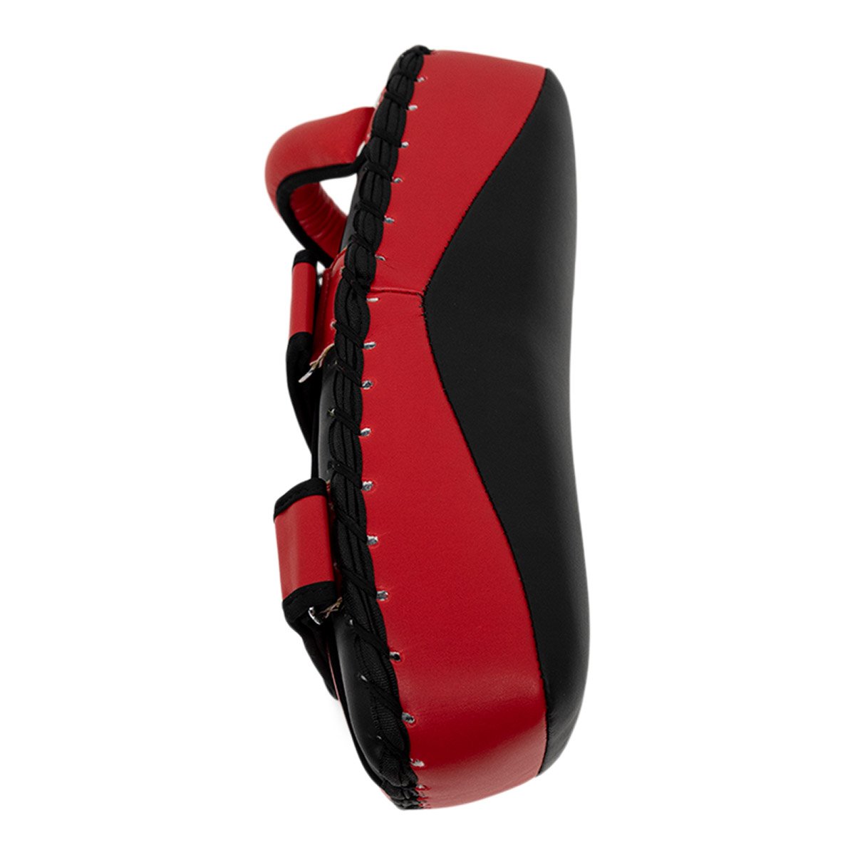 Schlagpolster, leicht gekrümmt, schwarz/rot