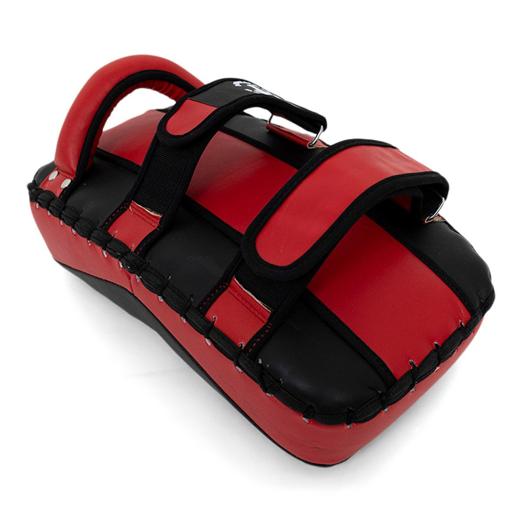 Schlagpolster, leicht gekrümmt, schwarz/rot