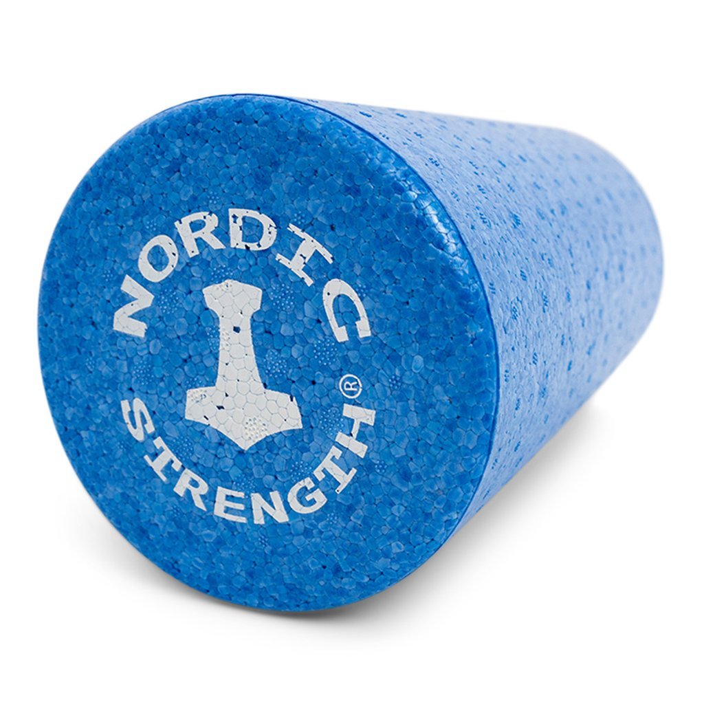 Faszienrolle, glatt, 30 cm – blau (EPP)