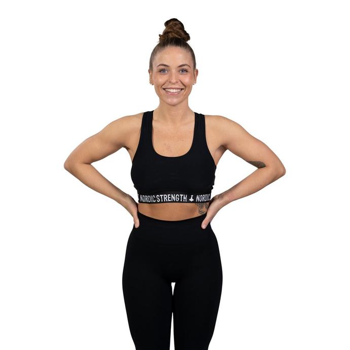 Sport-BH von Nordic Strength, schwarz