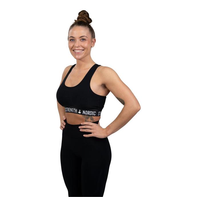 Sport-BH von Nordic Strength, schwarz