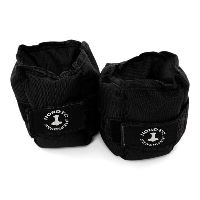 Gewichtsmanschette für Fuß- oder Handgelenk, 1,5 kg, schwarz (Paar)