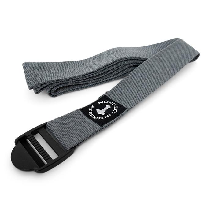 Yogagurt mit Metall-Schließe, schwarz