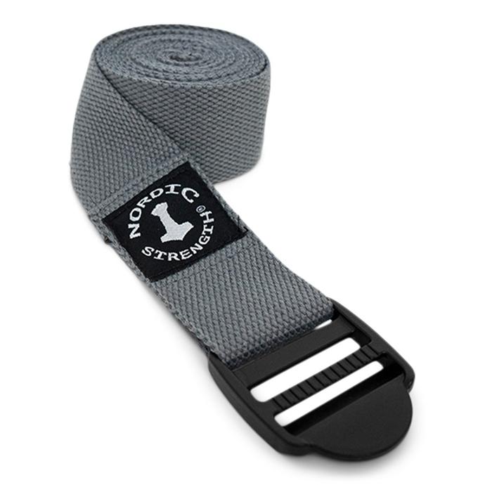 Yogagurt mit Metall-Schließe, schwarz