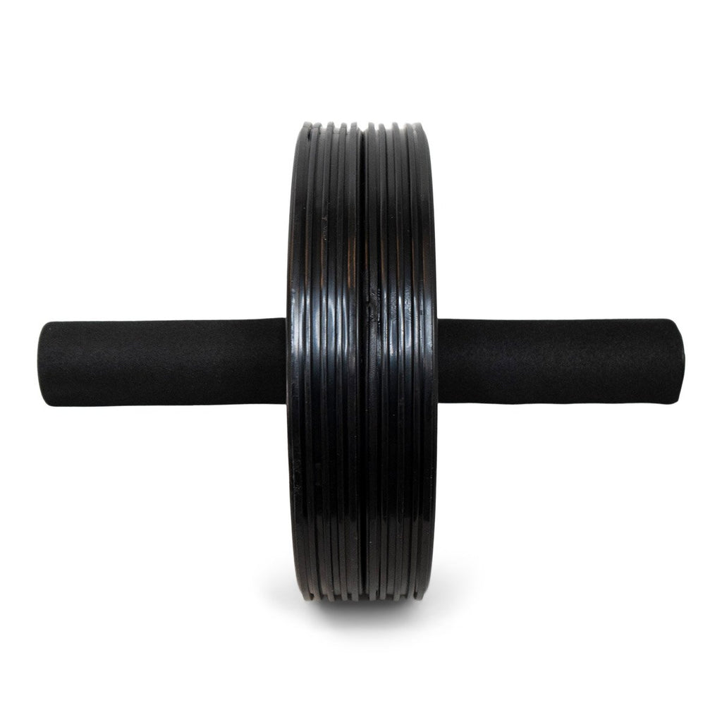 Bauchroller, grau, breites Rad und weiche Griffe