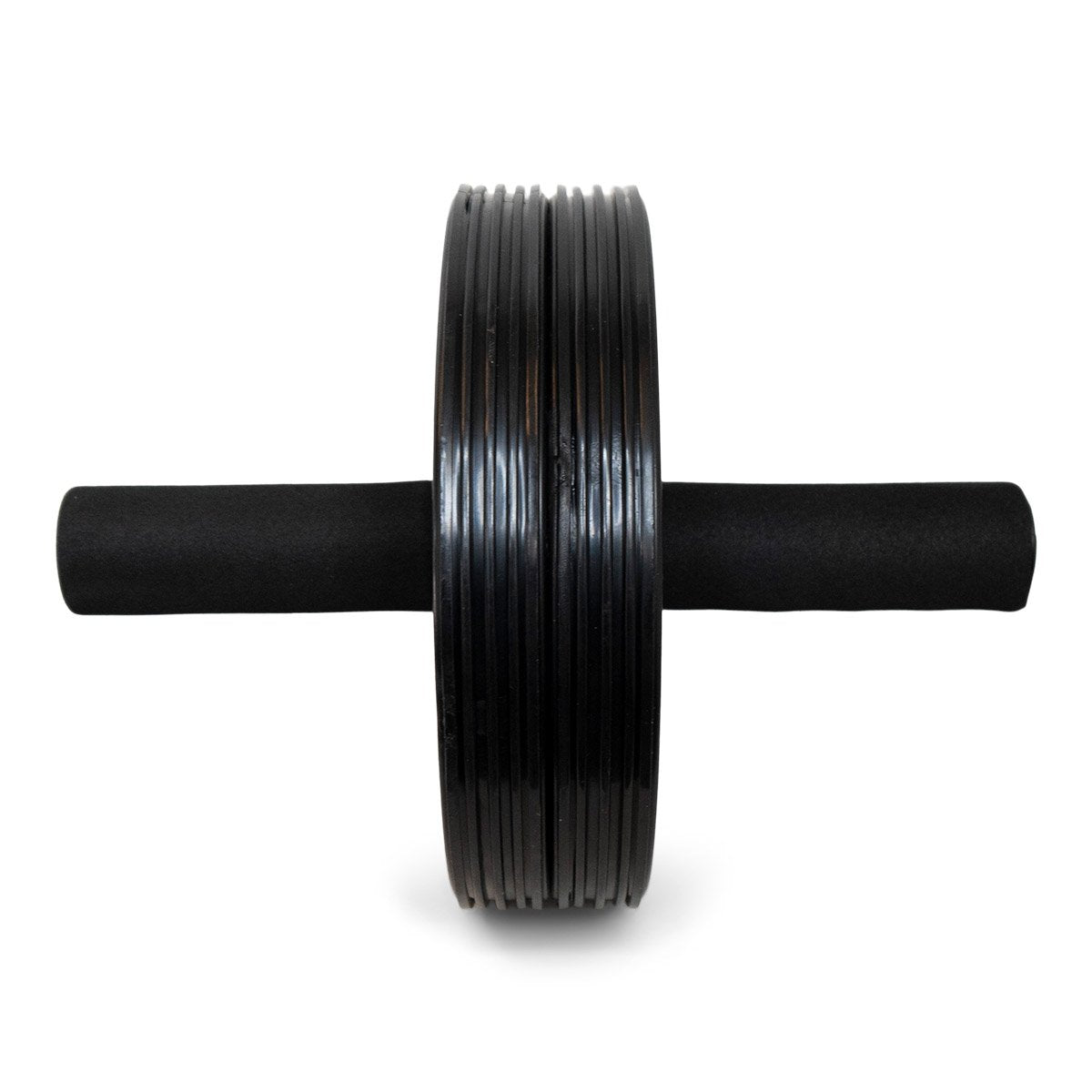 Bauchroller, grau, breites Rad und weiche Griffe