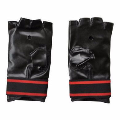 Sandsackhandschuhe, offene Finger, schwarz, Einheitsgröße