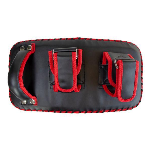 Schlagpolster PRO, leicht gekrümmt, schwarz/rot