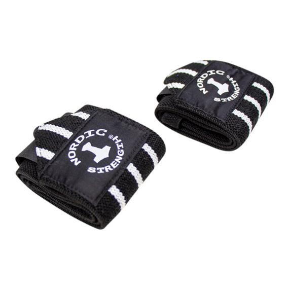 Handgelenkbandage, schwarz-weiß (Paar)