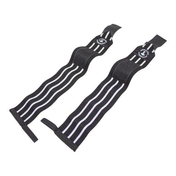 Handgelenkbandage, schwarz-weiß (Paar)