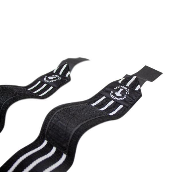 Handgelenkbandage, schwarz-weiß (Paar)