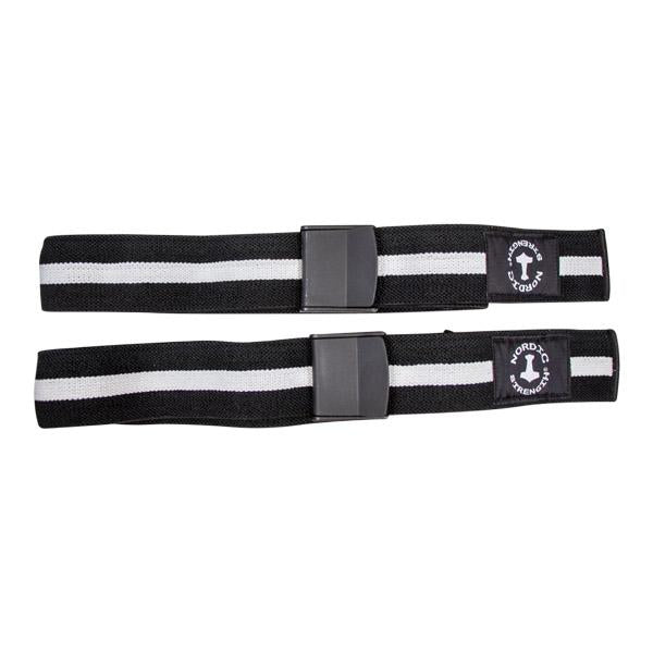 Okklusionsbänder für die Beine, schwarz-weiß (Paar)