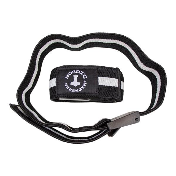 Okklusionsbänder für die Beine, schwarz-weiß (Paar)