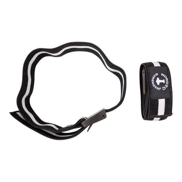 Okklusionsbänder für die Beine, schwarz-weiß (Paar)