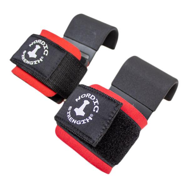 Zughilfe mit Haken, rot-schwarz