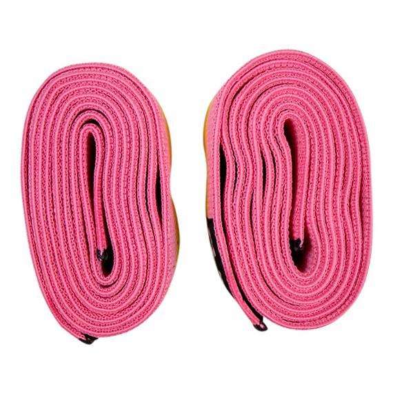 Kniebandage mit Klettverschluss, pink-gelb, je 2 m (Paar)