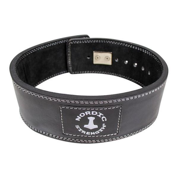 Powerlifter-Gürtel mit Hebelverschluss, schwarz