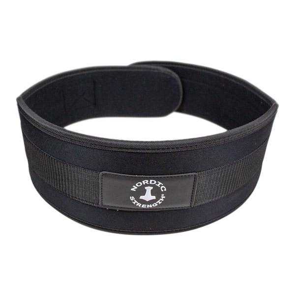 Trainingsgürtel mit Klettverschluss, schwarz