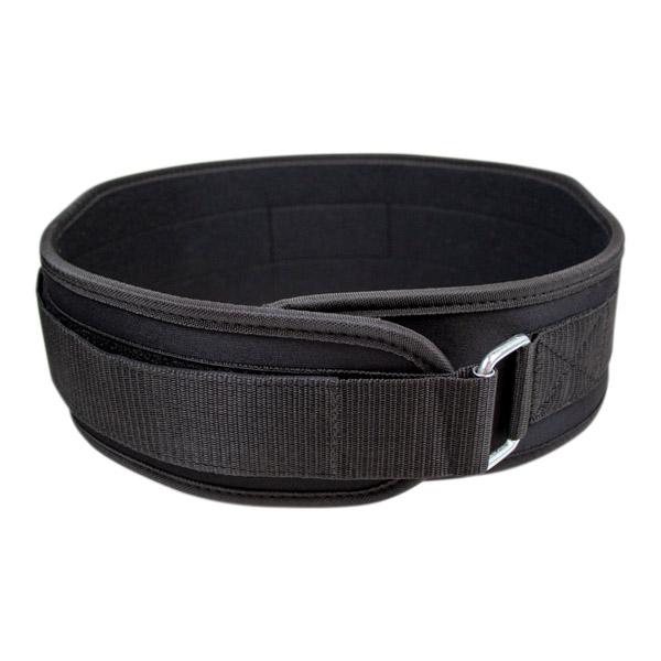 Trainingsgürtel mit Klettverschluss, schwarz