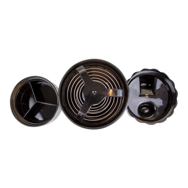 Protein Shaker PRO mit Pillen- und Pulverfach