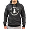 Hoodie DELUXE, grau meliert