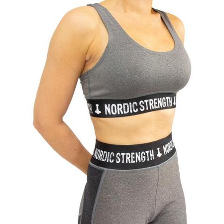 Sport-BH mit Baumwollanteil, grau