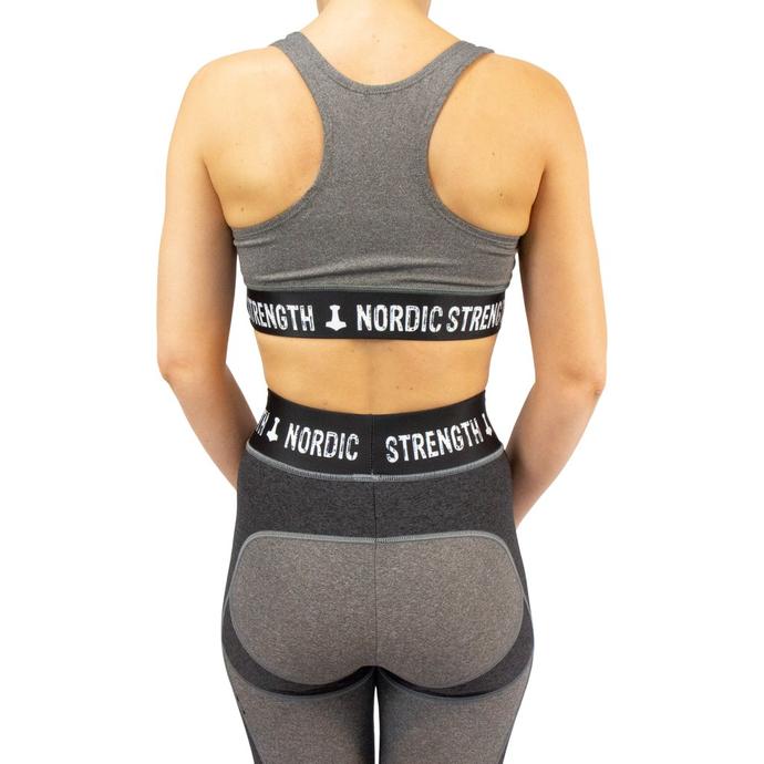 Sport-BH mit Baumwollanteil, grau