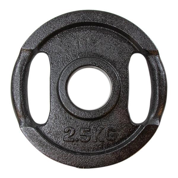 Hantelscheibe aus Gusseisen, 2,5 kg (50 mm)