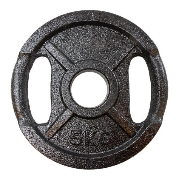 Hantelscheibe aus Gusseisen, 5 kg (50 mm)