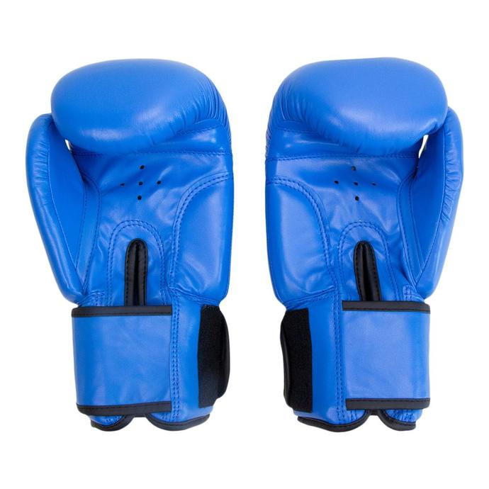 Boxhandschuhe von Nordic Strength, blau-weiß