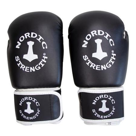 Boxhandschuhe von Nordic Strength, schwarz