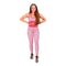 Leggings und Sport-BH, 'Power Pink'