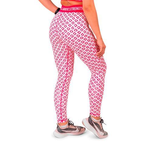 Leggings und Sport-BH, 'Power Pink'