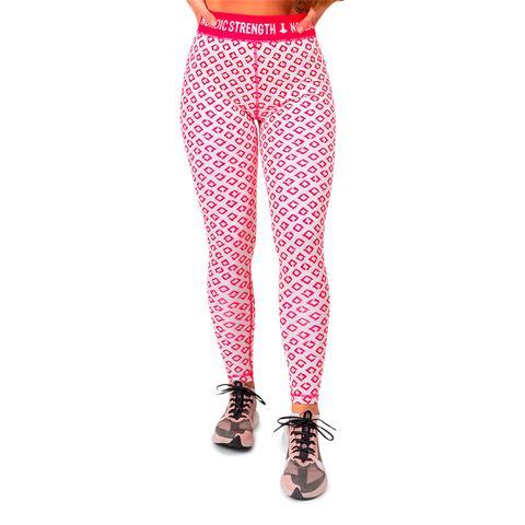 Leggings und Sport-BH, 'Power Pink'