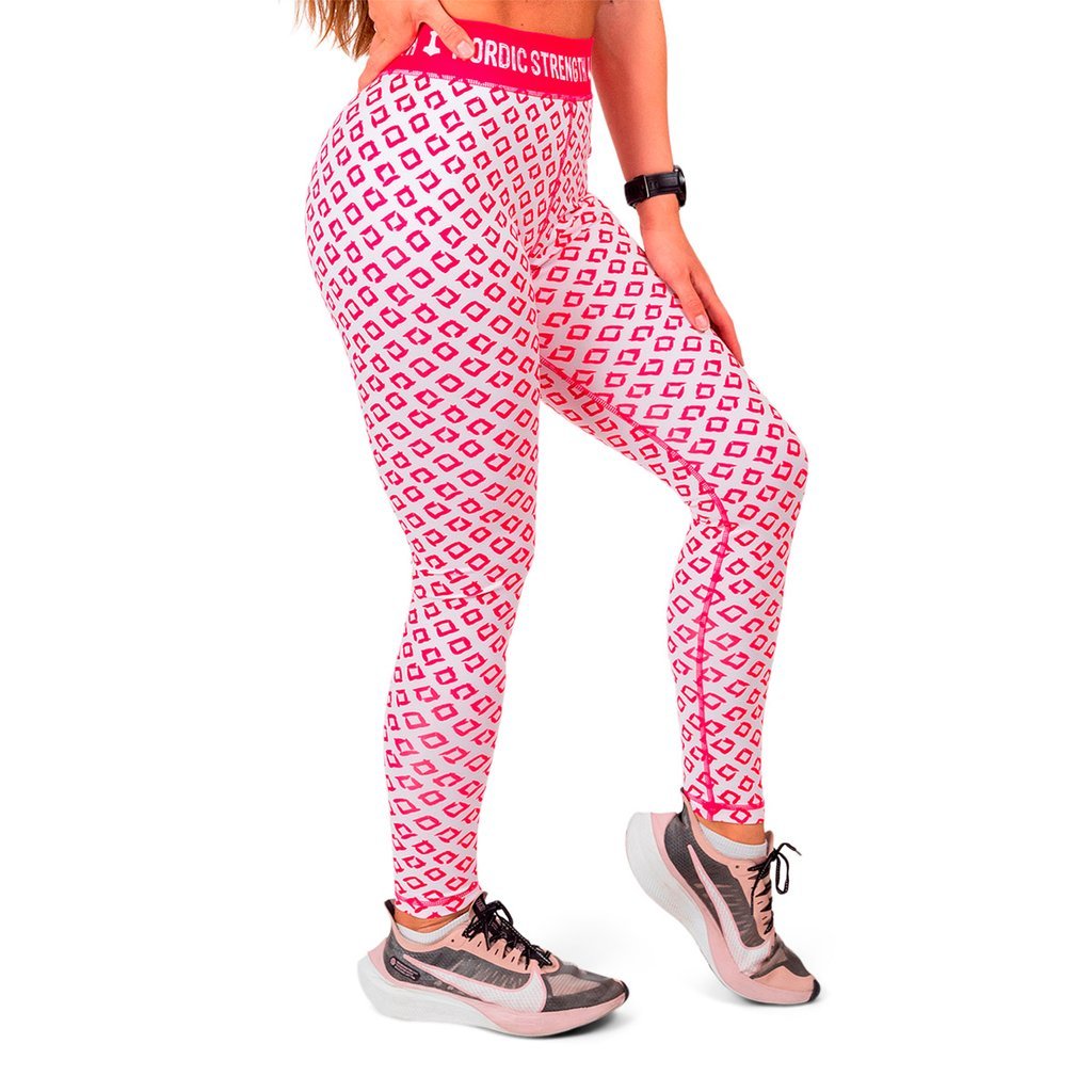 Leggings und Sport-BH, 'Power Pink'