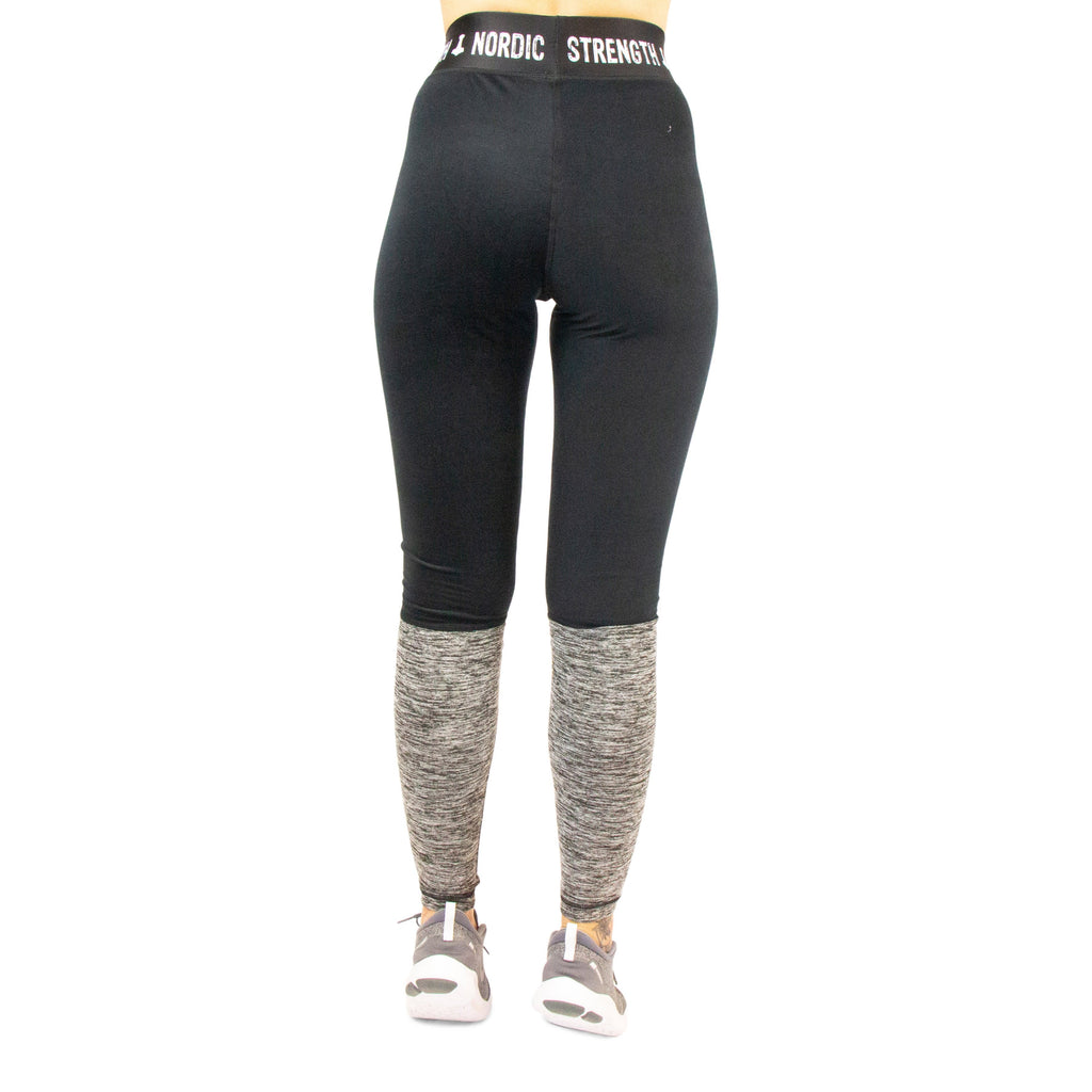 Leggings BASIC SOFT, schwarz-grau