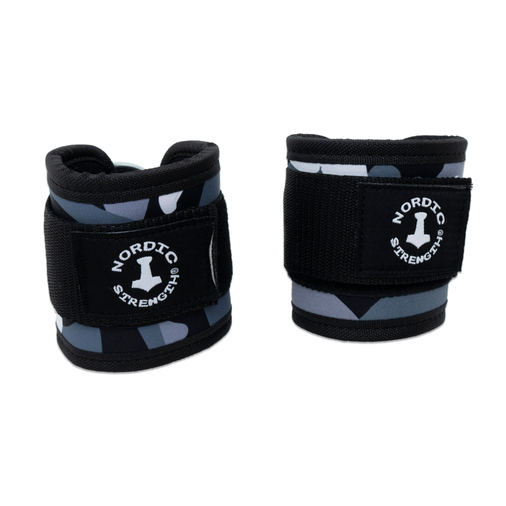 Fußschlaufen "Military Style", grau (2 Stück)