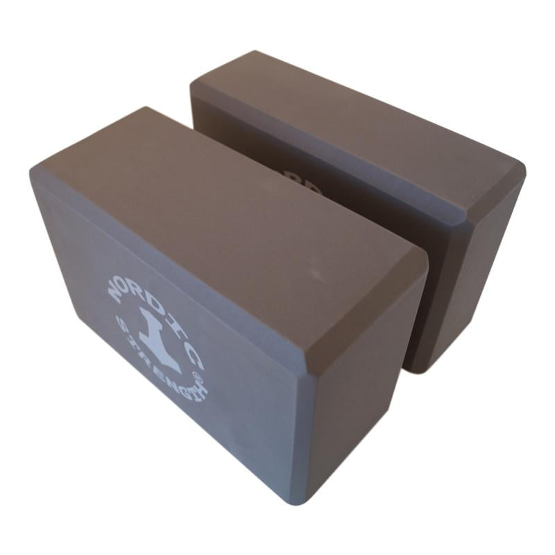 Yogablock, grau (extra hoch)